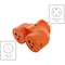 Ac Works Plug Adapter, 5-15/20R, L14-20P, 5-20P, L14-20P, 0 ft., Orange ADVL1420520 - alternate 4